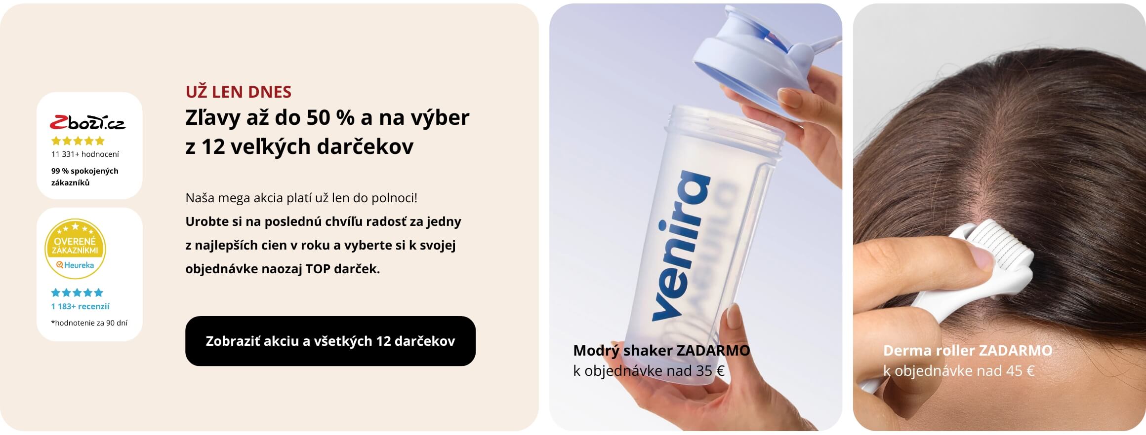 Prírodná kozmetika a doplnky stravy Venira