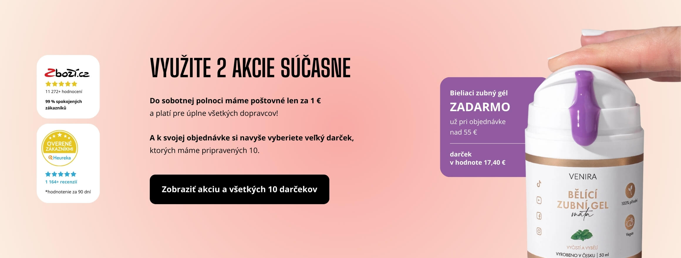 Prírodná kozmetika a doplnky stravy Venira