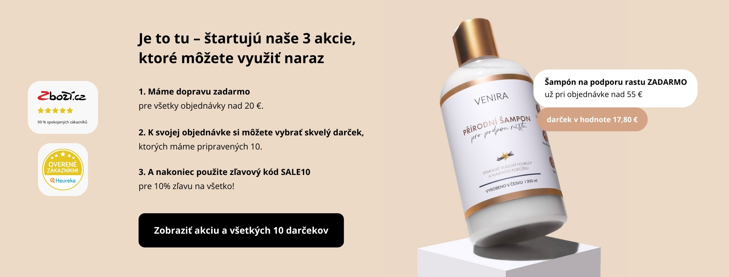Prírodná kozmetika a doplnky stravy Venira