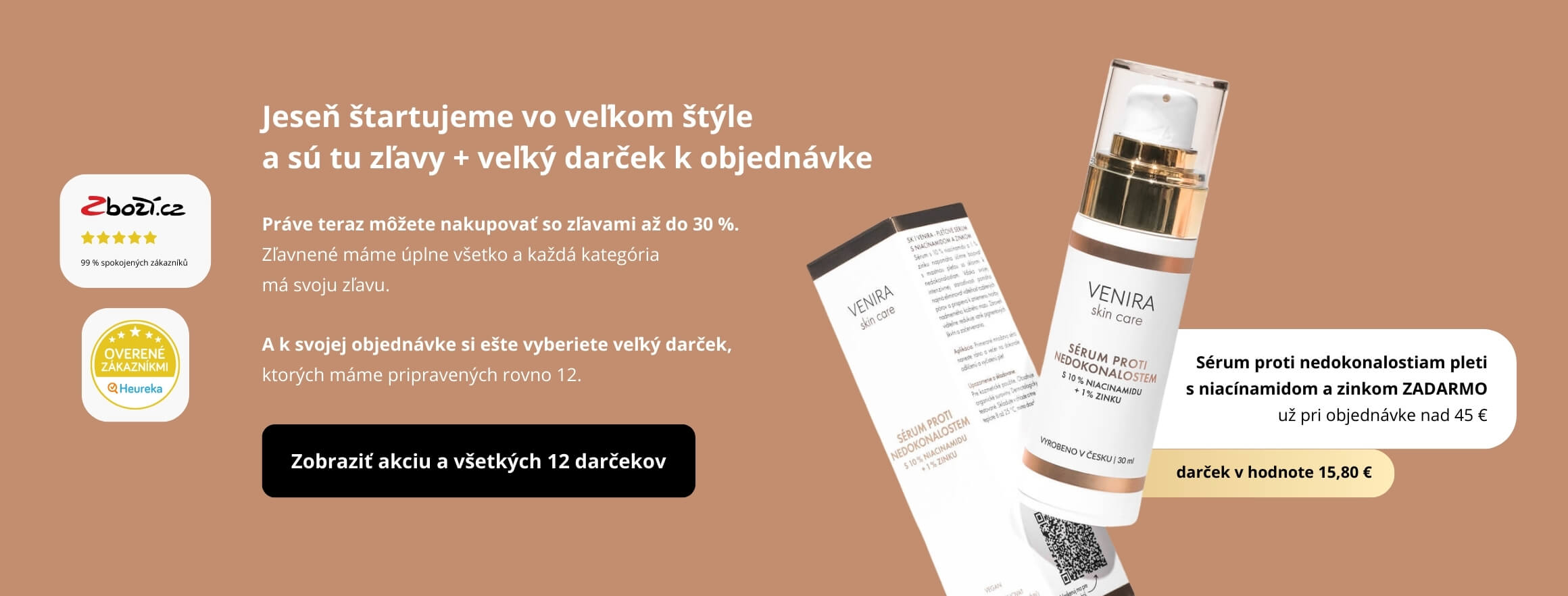 Prírodná kozmetika a doplnky stravy Venira
