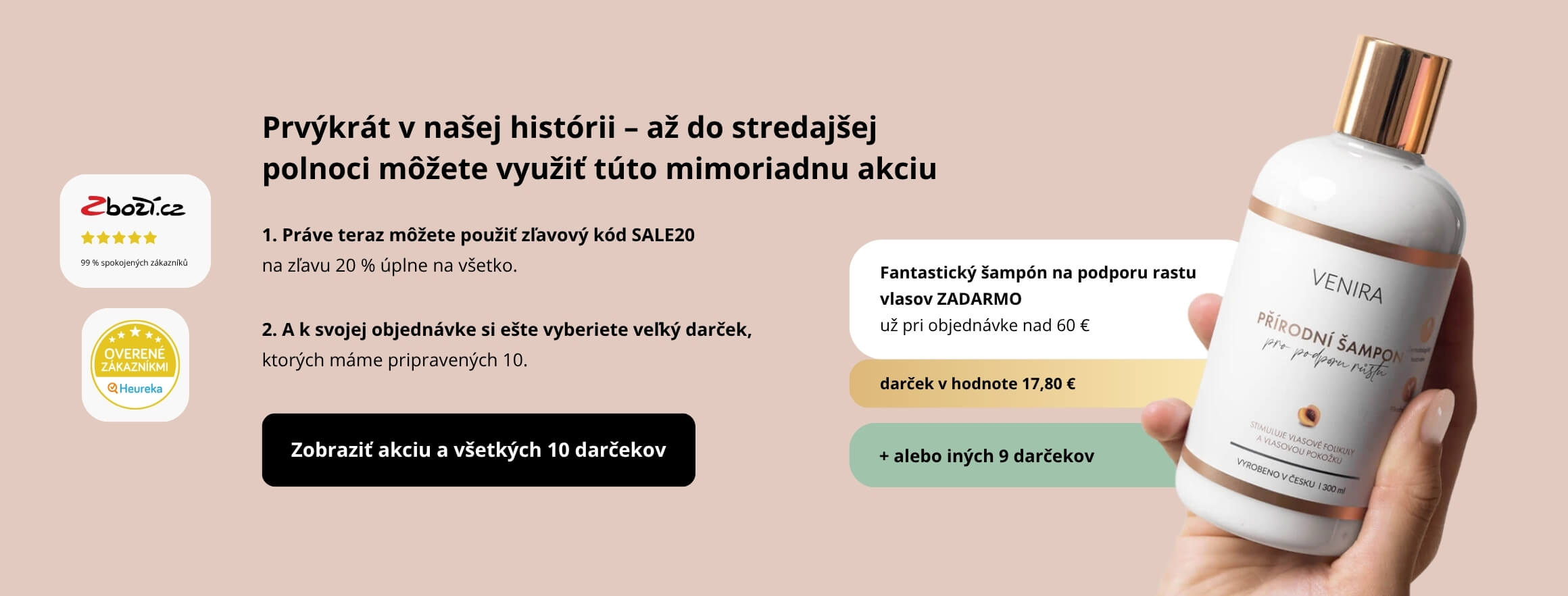 Prírodná kozmetika a doplnky stravy Venira