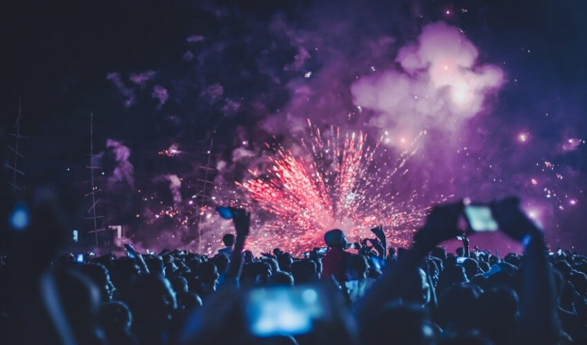Kam na festival na Slovensku - festivalový areál v lete