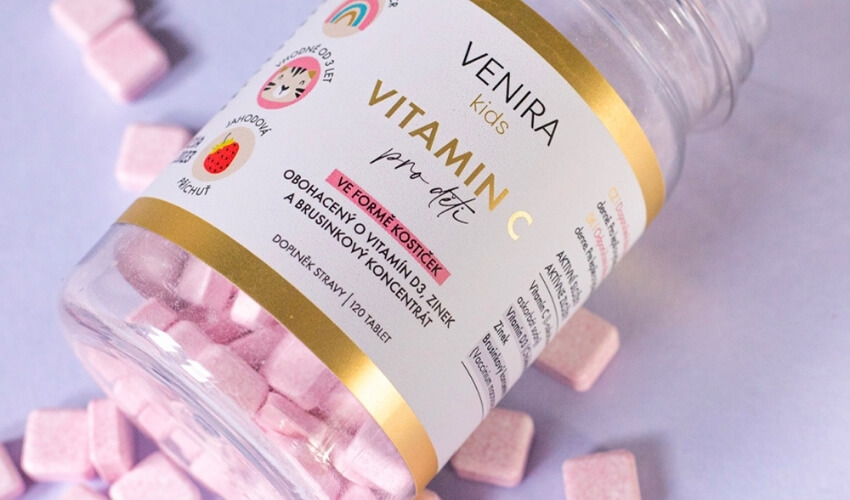 VENIRA vitamín C pre deti s extraktom z aceroly