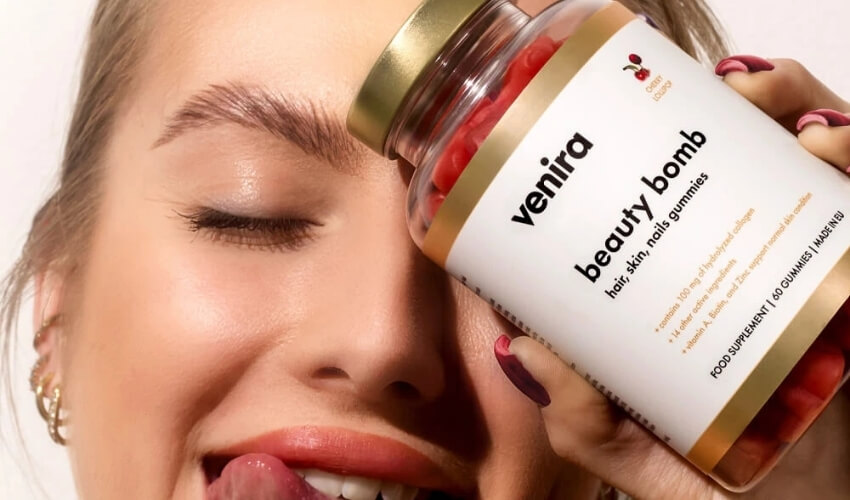 VENIRA beauty bomb medvedíky na vlasy, nechty a pleť