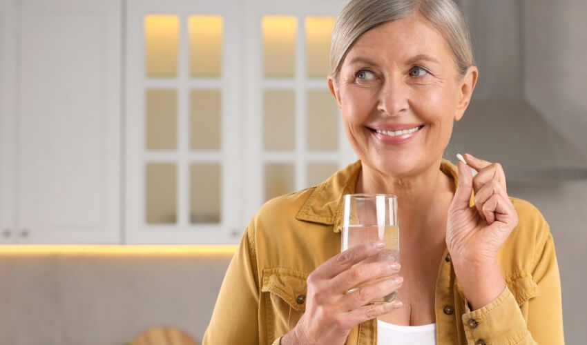 Výživové doplnky v menopauze pre podporu hormonálnej rovnováhy