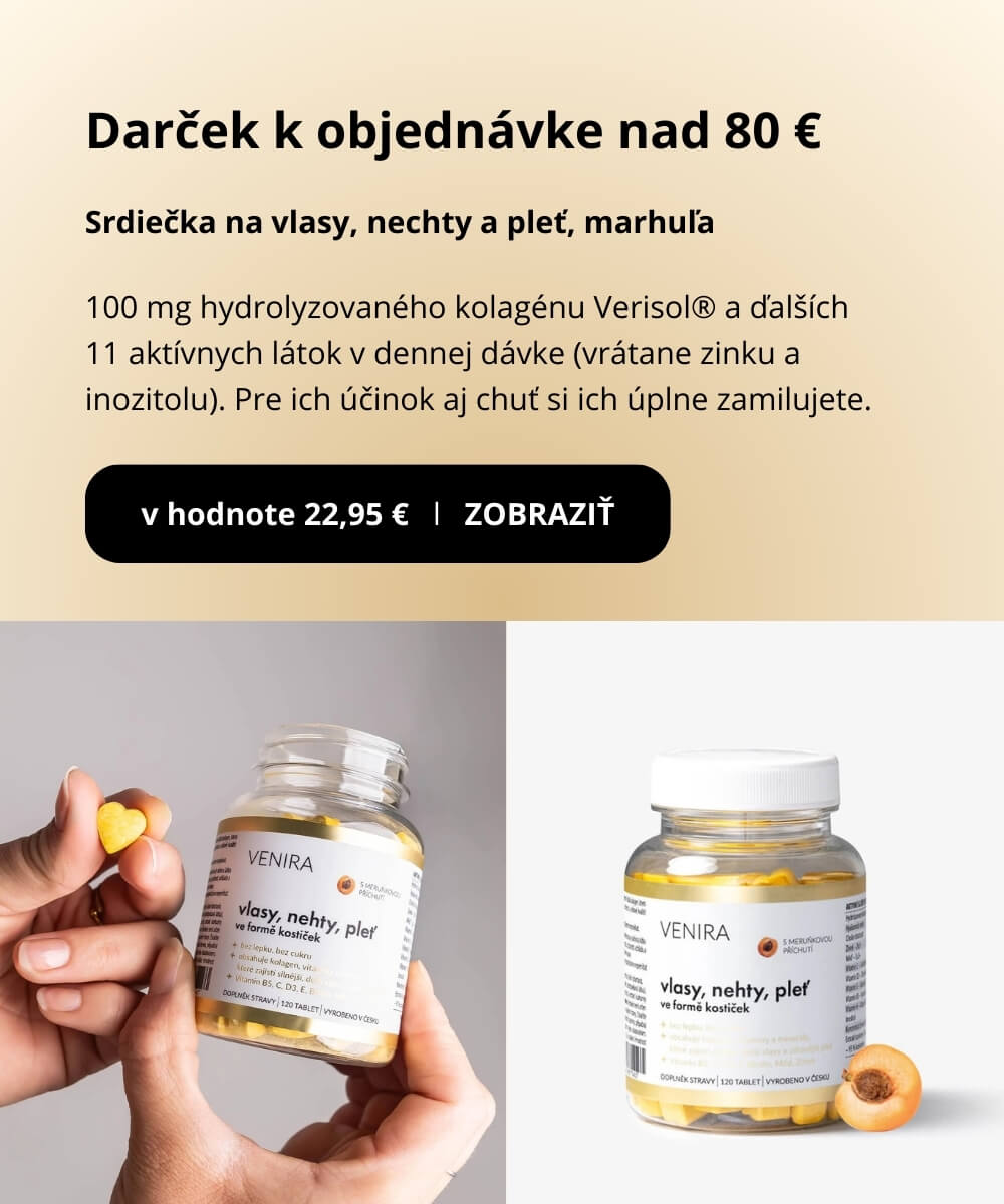 Pre vlasy, nechty a pleť vo forme kociek marhuľa