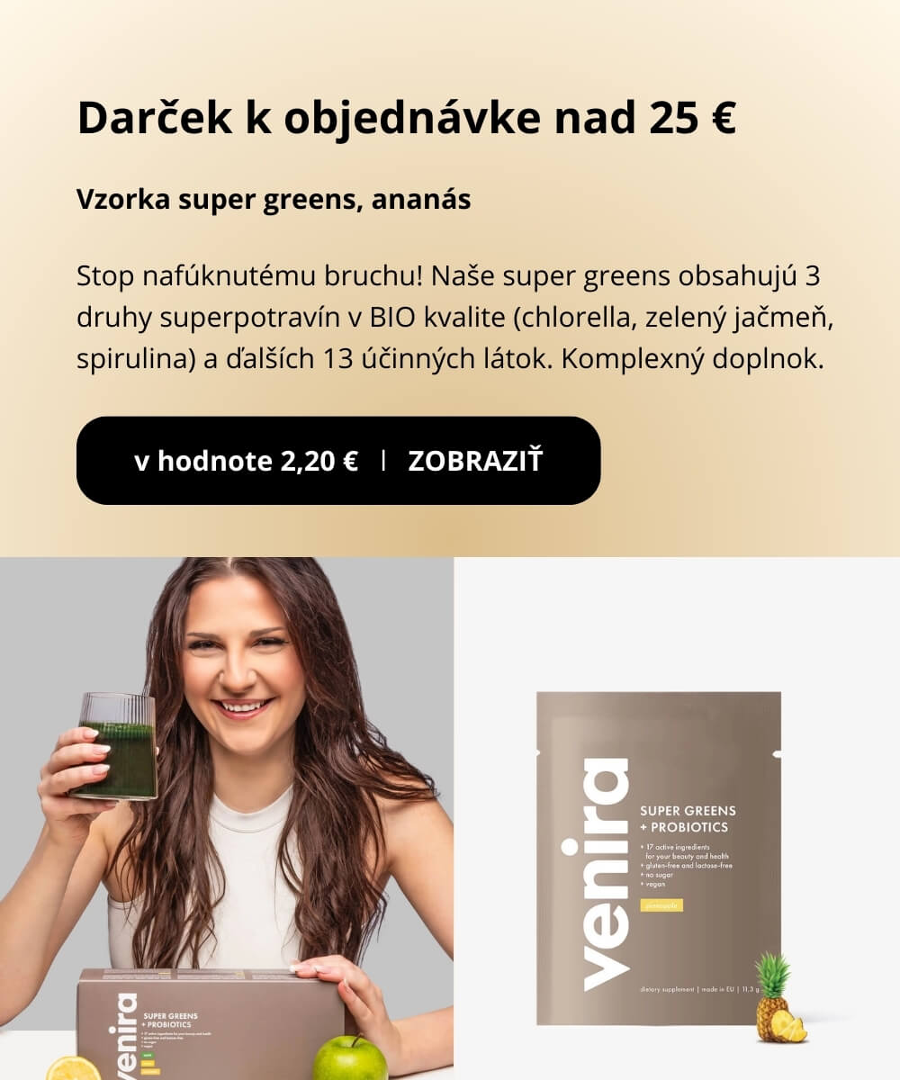 Super greens probiotika vzorka ananas