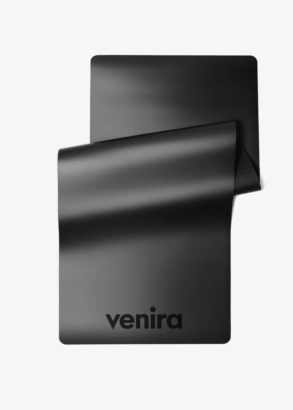 VENIRA podložka na cvičenie YOGA MAT, čierna