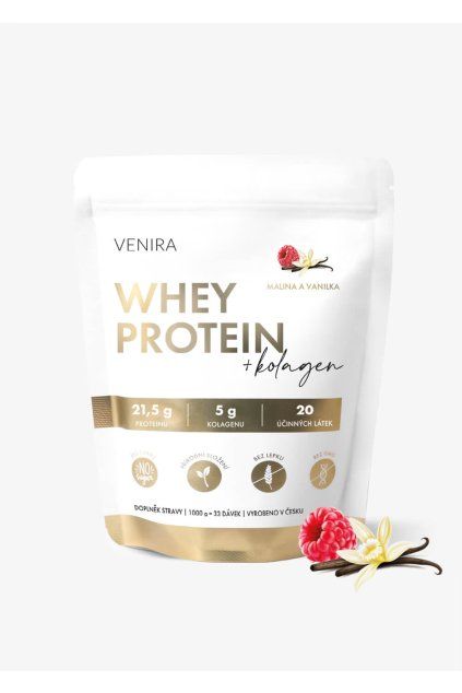 WHEY PROTEIN MALINA, VANILKA