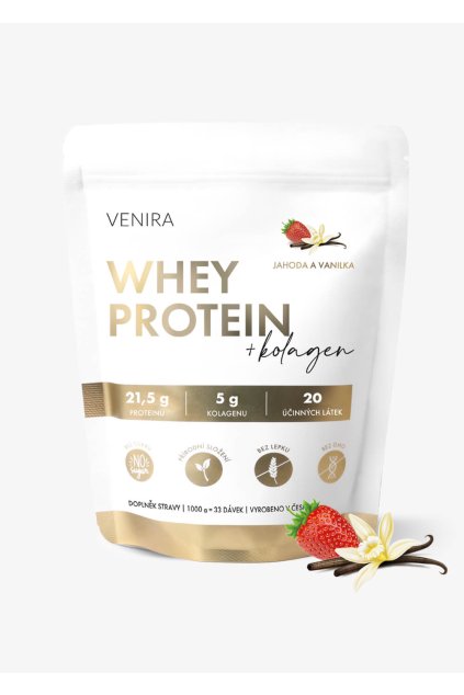 WHEY PROTEIN,JAHODA VANILKA