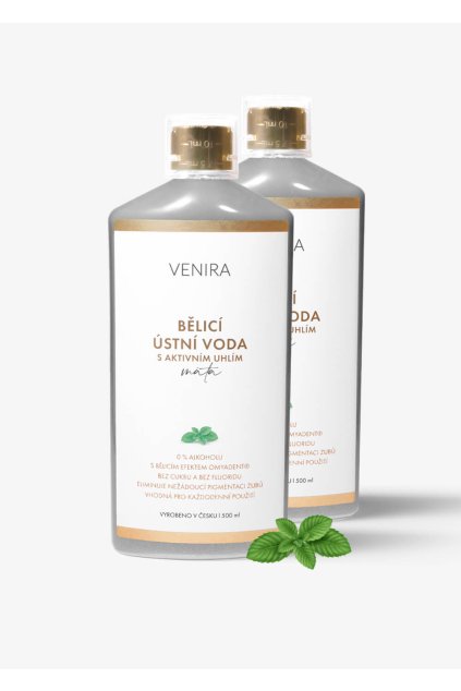 ÚSTNÍ VODA S AKTIVNÍM UHLÍM