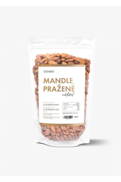 MANDLE PRAŽENÉ NATURAL