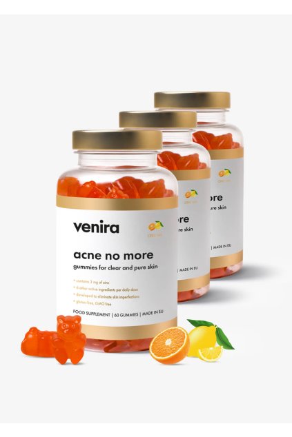 venira acne no more gummies for clear and pure skin 180 cukríkov
