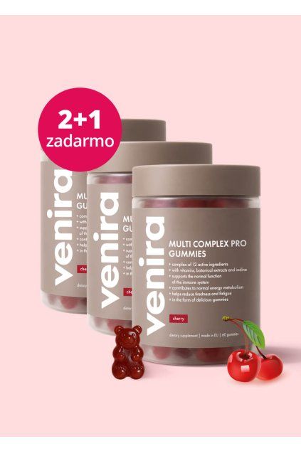 venira multi komplex medvidci 2+1 zdarma