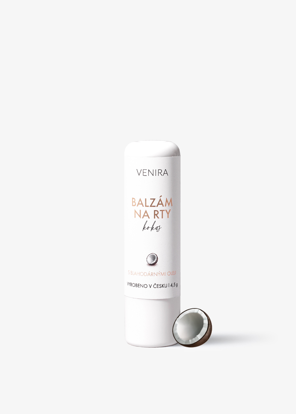 VENIRA balzam na pery, kokos, 4,5 g kokos