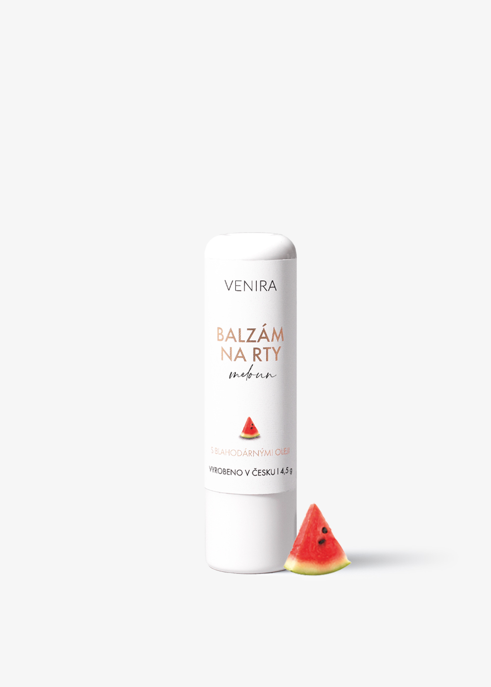 VENIRA balzam na pery, melón, 4,5 g melón, 4,5 g