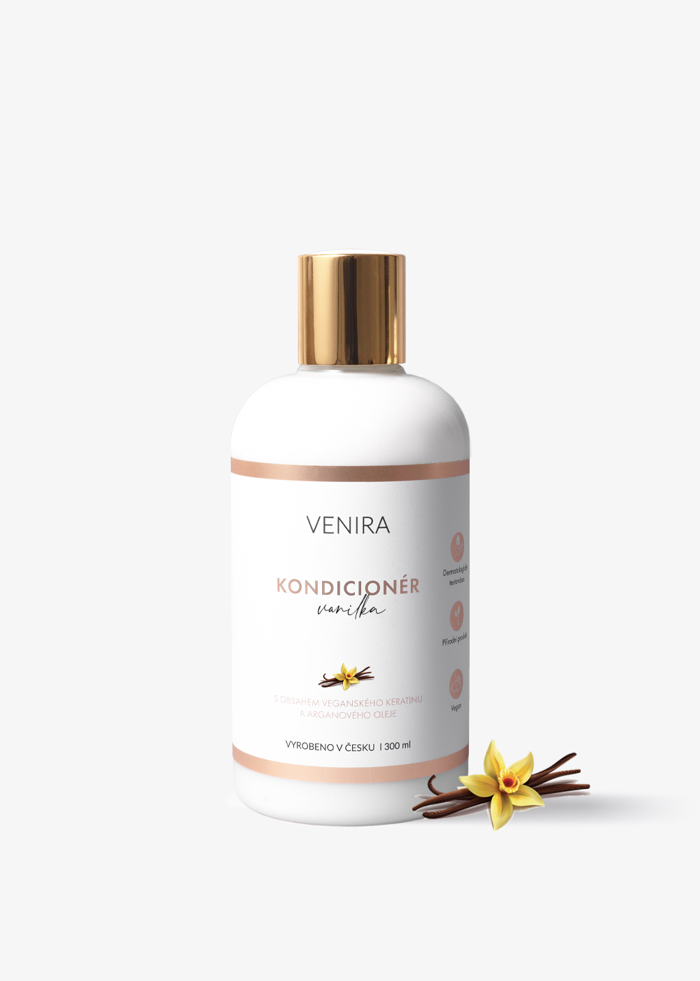 VENIRA oplachový kondicionér, vanilka vanilka, 300 ml