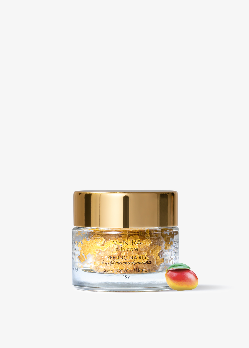 E-shop VENIRA peeling na pery by @mamadomisha, 15 g, mango mango