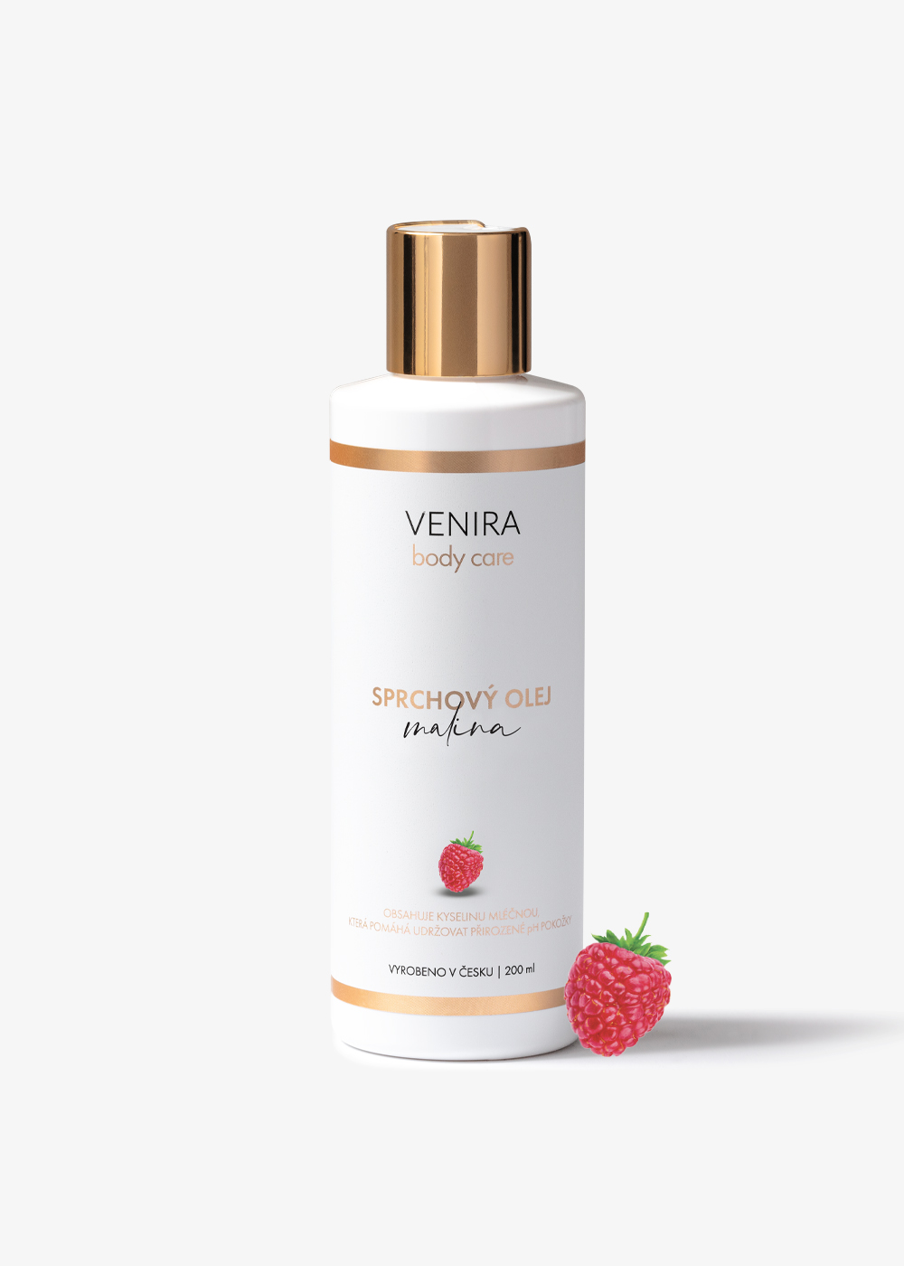 VENIRA sprchový olej, malina, 200 ml malina, 200 ml