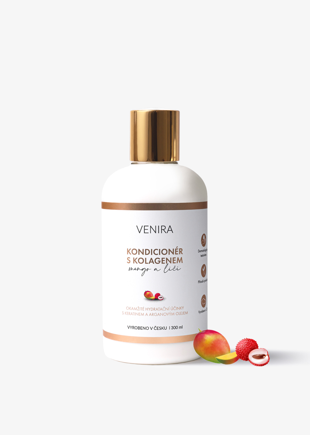 VENIRA kondicionér s kolagénom, mango-liči, 300 ml mango-liči, 300 ml