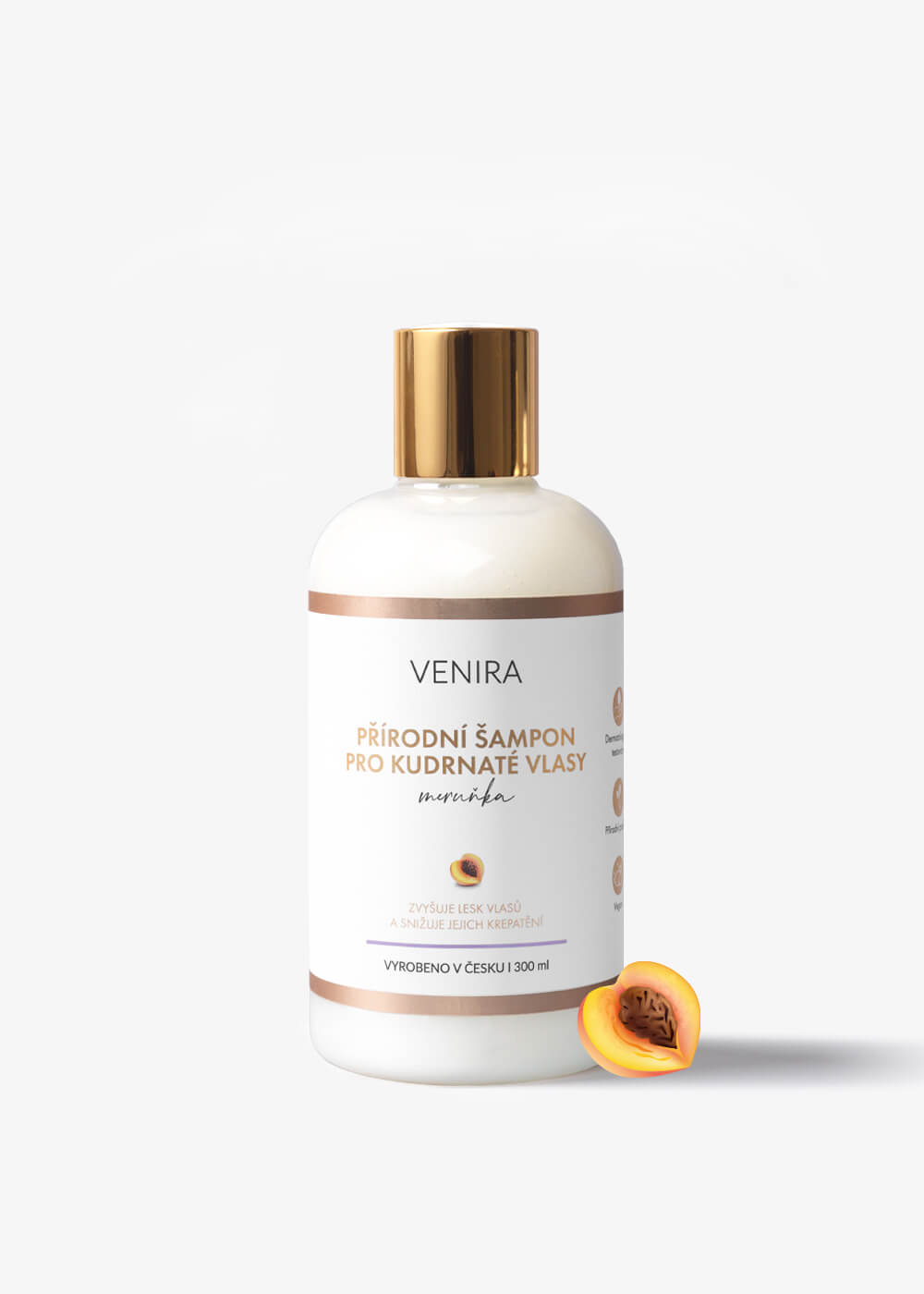 E-shop VENIRA šampón na kučeravé vlasy marhuľa, 300 ml