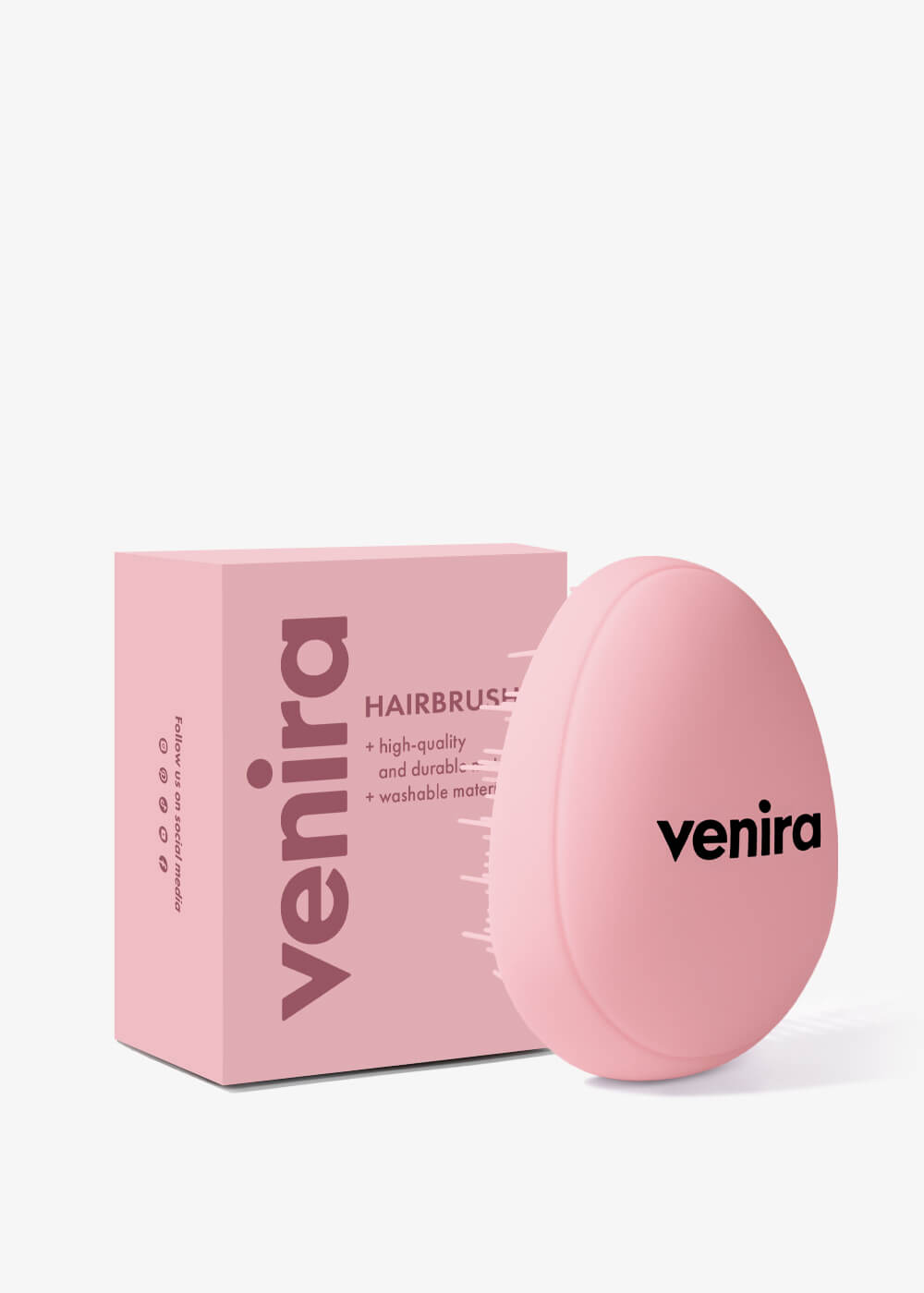 E-shop VENIRA hrebeň na vlasy, ružový ružový