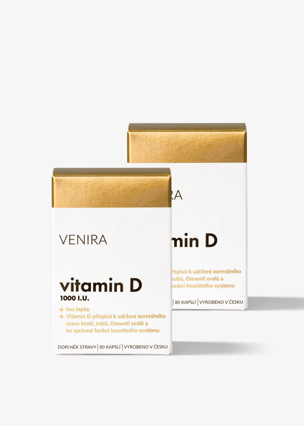 E-shop VENIRA vitamín D3, 160 kapsúl 160 kapsúl