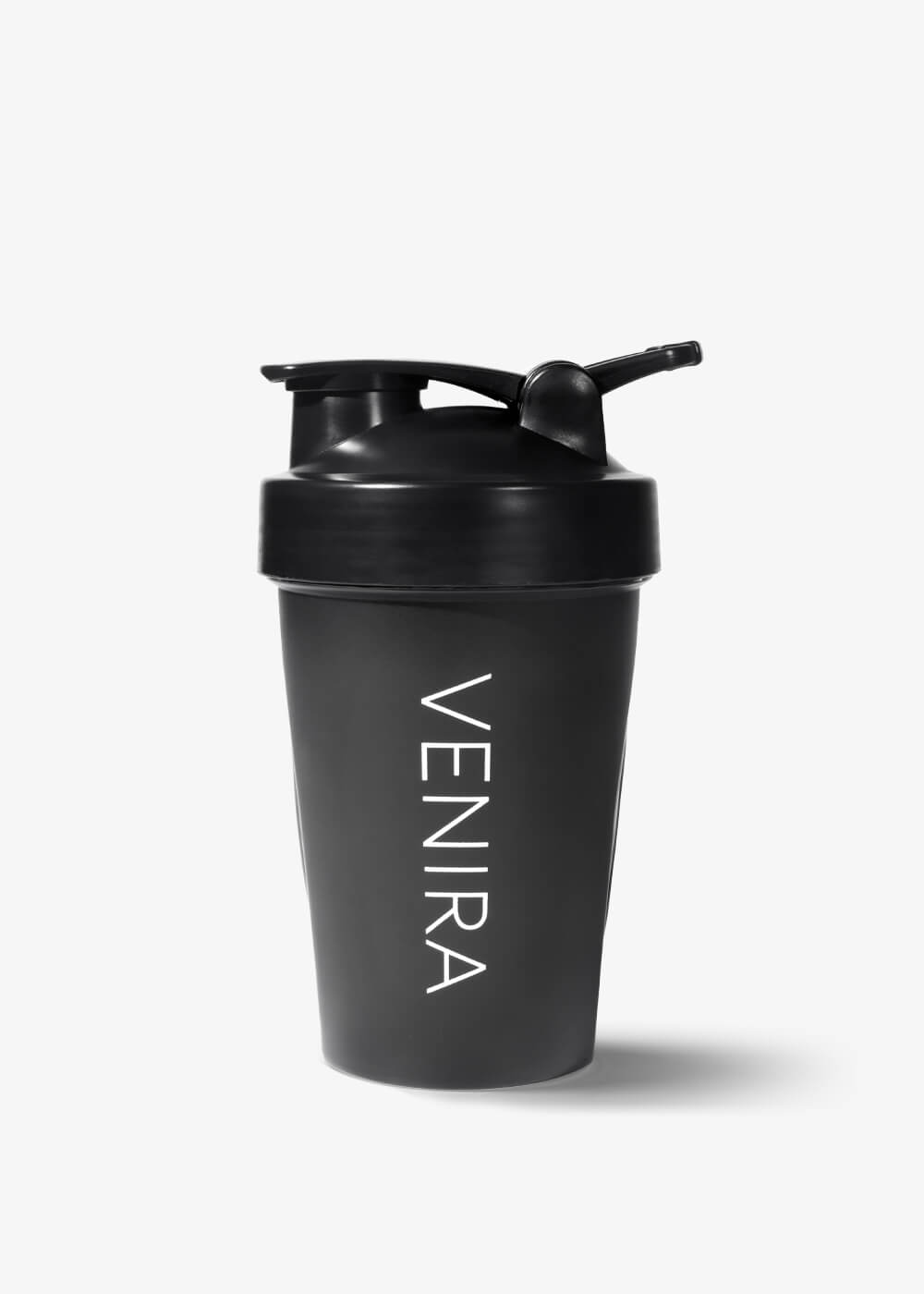 VENIRA šejker PRO s pútkom, čierny, 400 ml 400 ml