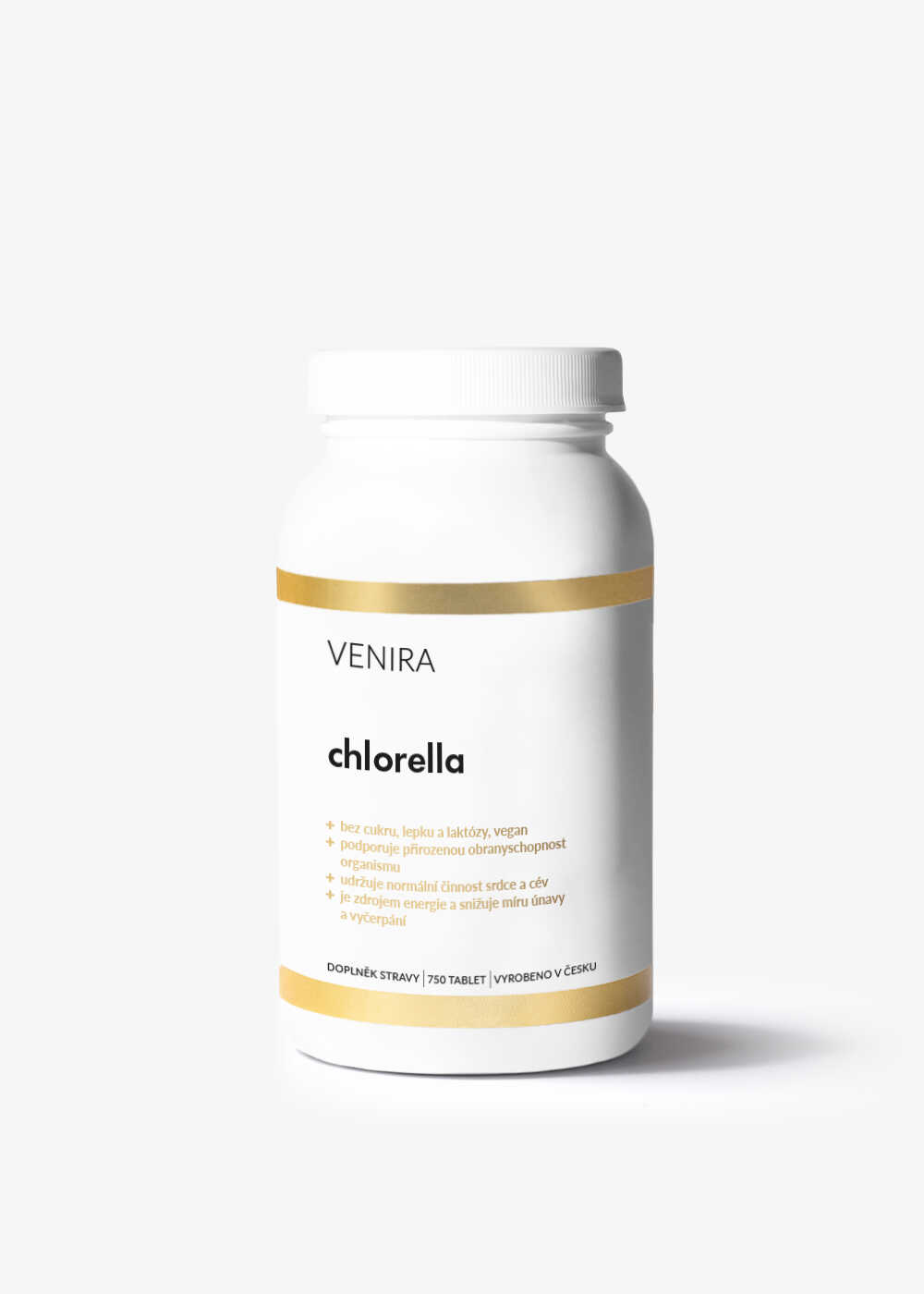 VENIRA chlorella v najvyššej BIO kvalite, 750 tabliet 750 tabliet