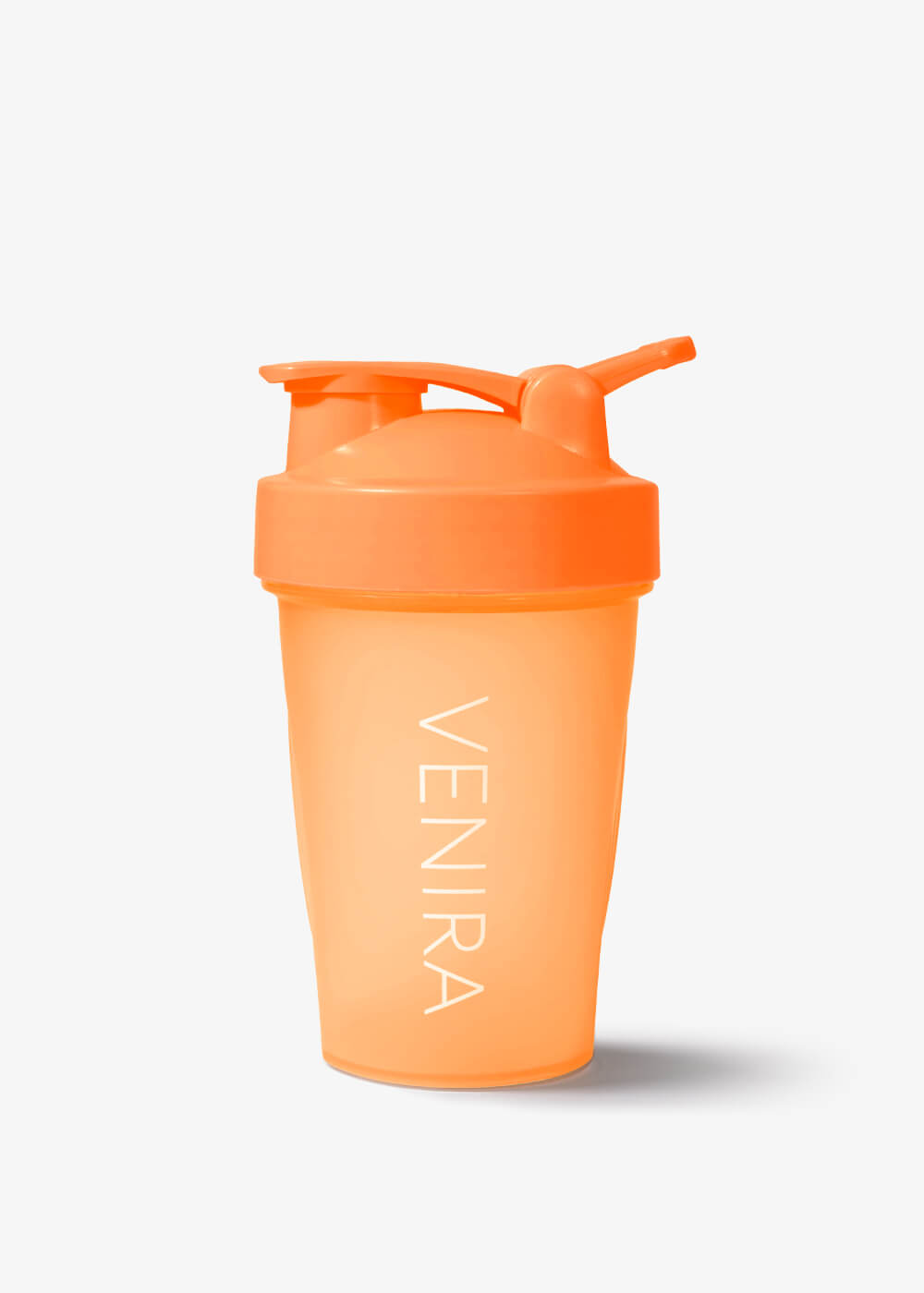 E-shop VENIRA šejker PRO s pútkom, oranžový, 400 ml 400 ml