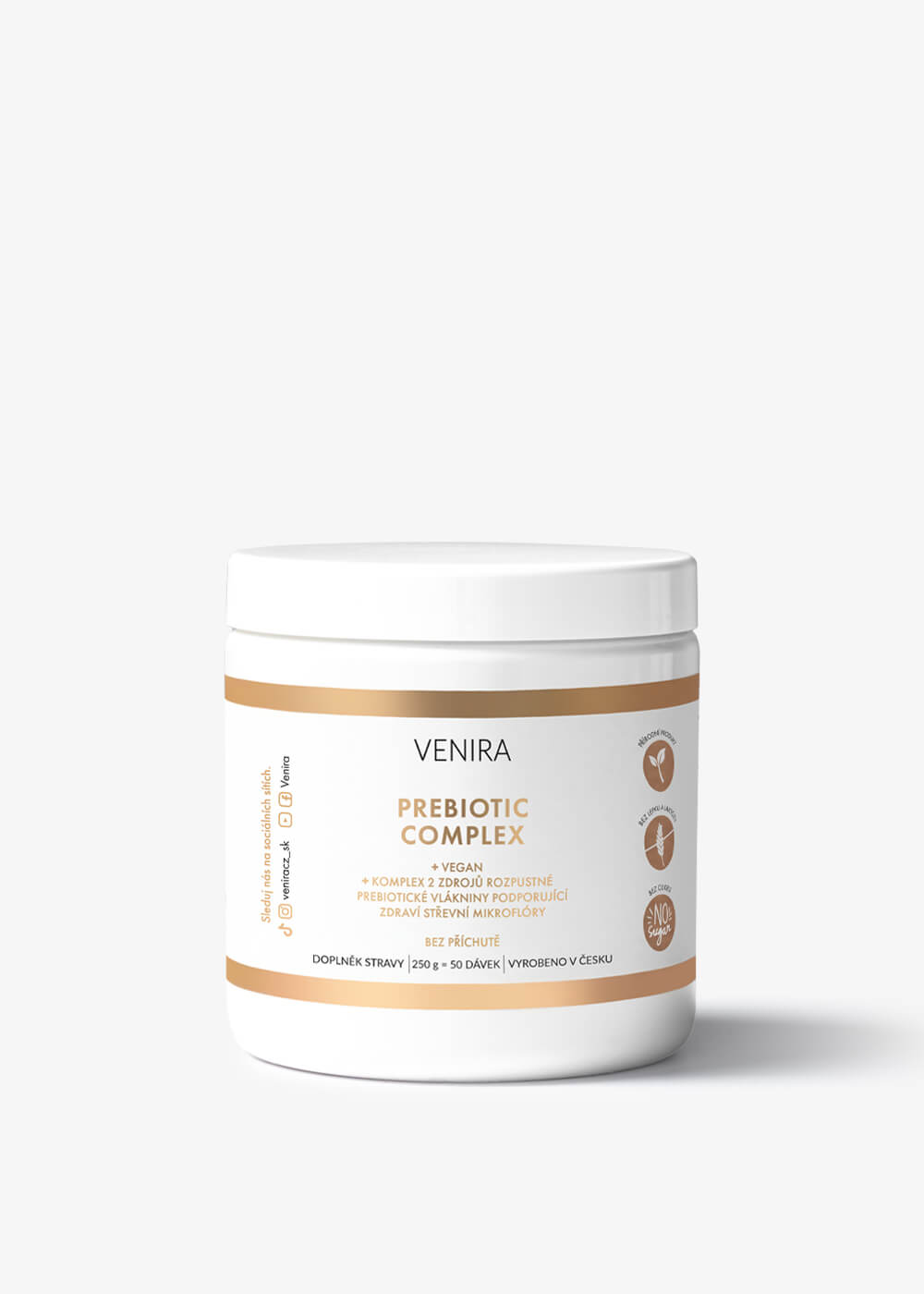 VENIRA prebiotic complex, bez príchute, 250 g bez príchute, 250 g