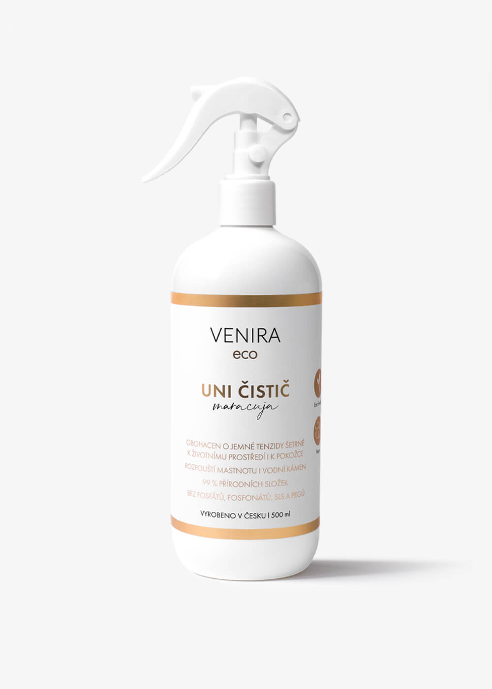 VENIRA ECO univerzálny čistič pre celú domácnosť, maracuja, 500 ml maracuja, 500 ml