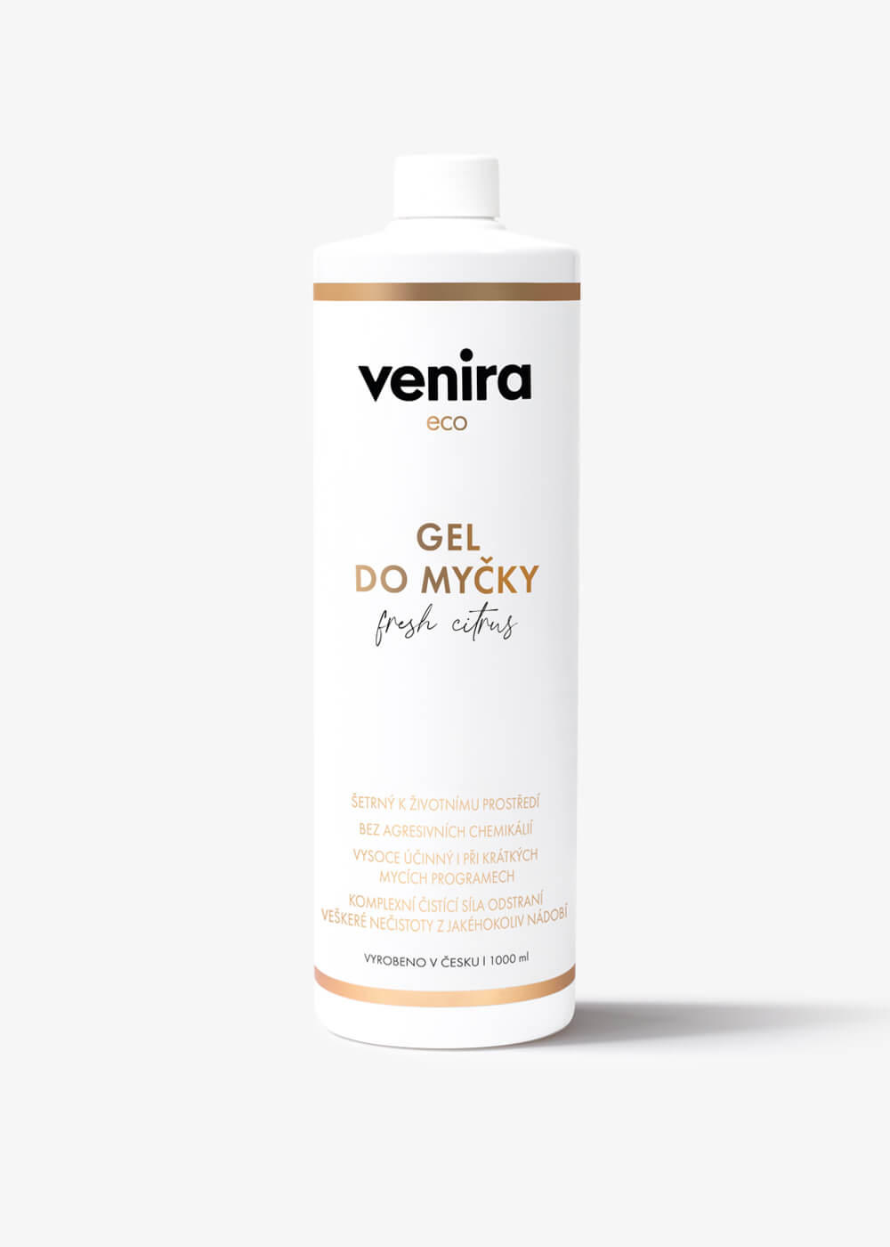 VENIRA ECO gél do umývačky riadu, citrusová vôňa, 1000 ml citrusová vôňa, 1000 ml