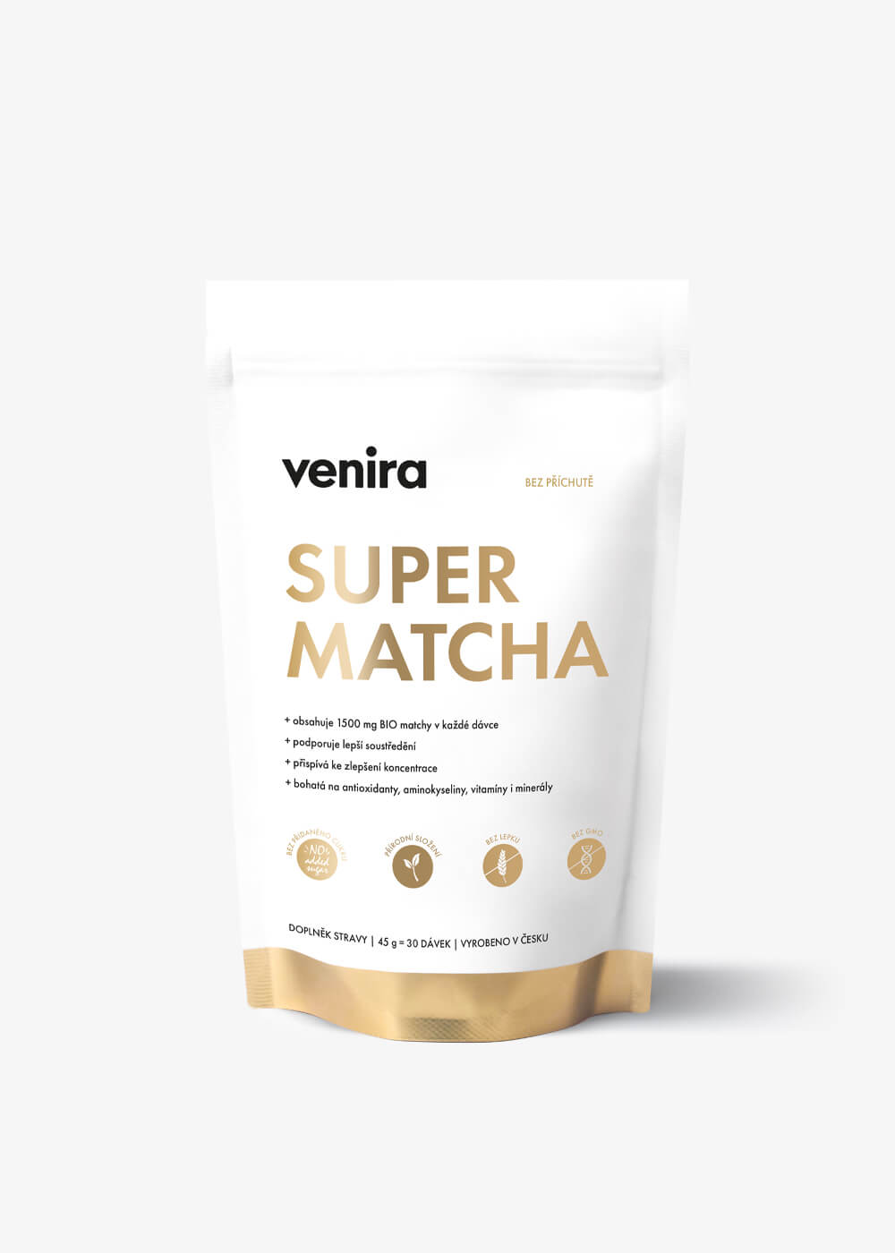 VENIRA super matcha, bez príchute, 45 g bez príchute, 45 g