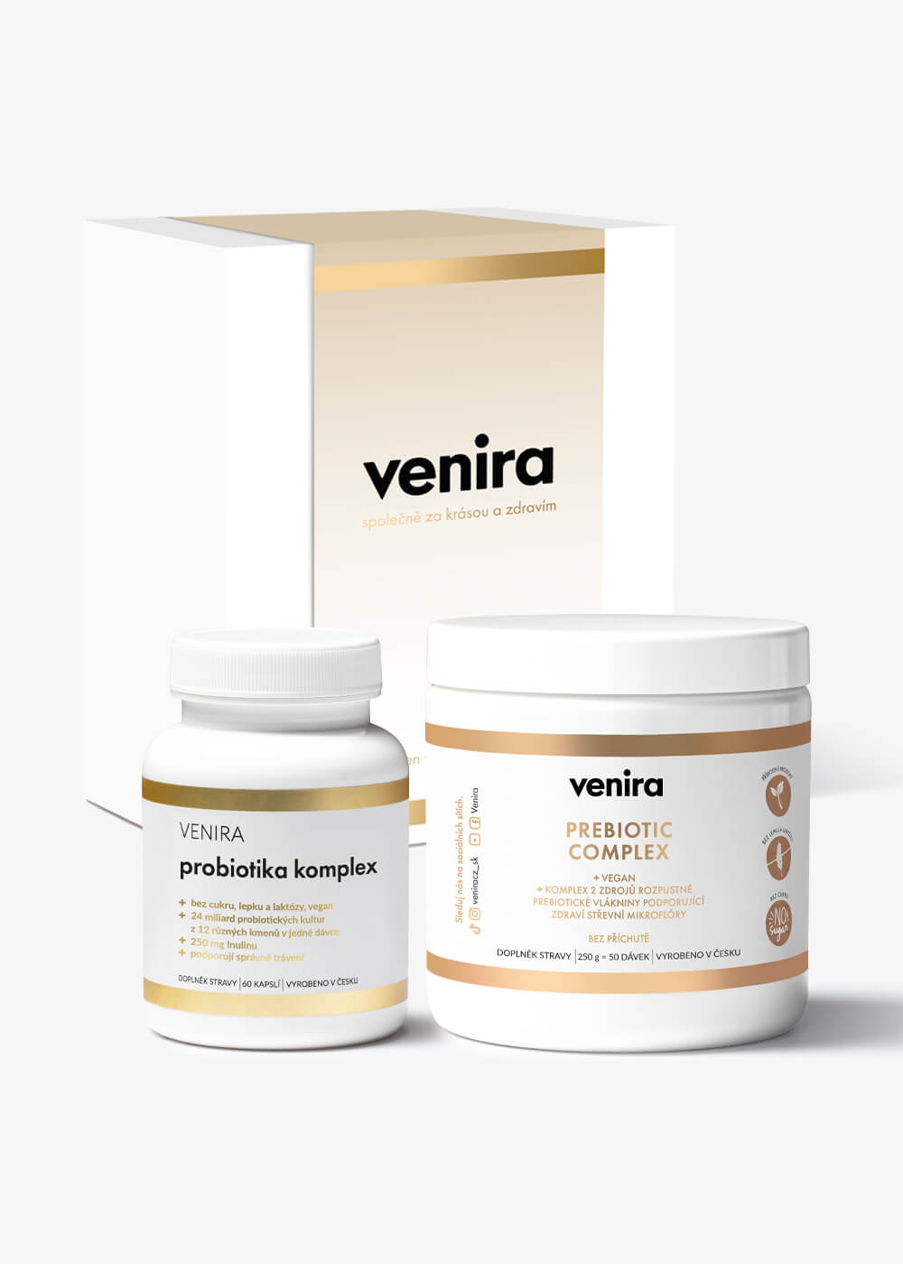VENIRA darčeková sada - probiotic complex, prebiotic complex probiotic complex, prebiotic complex