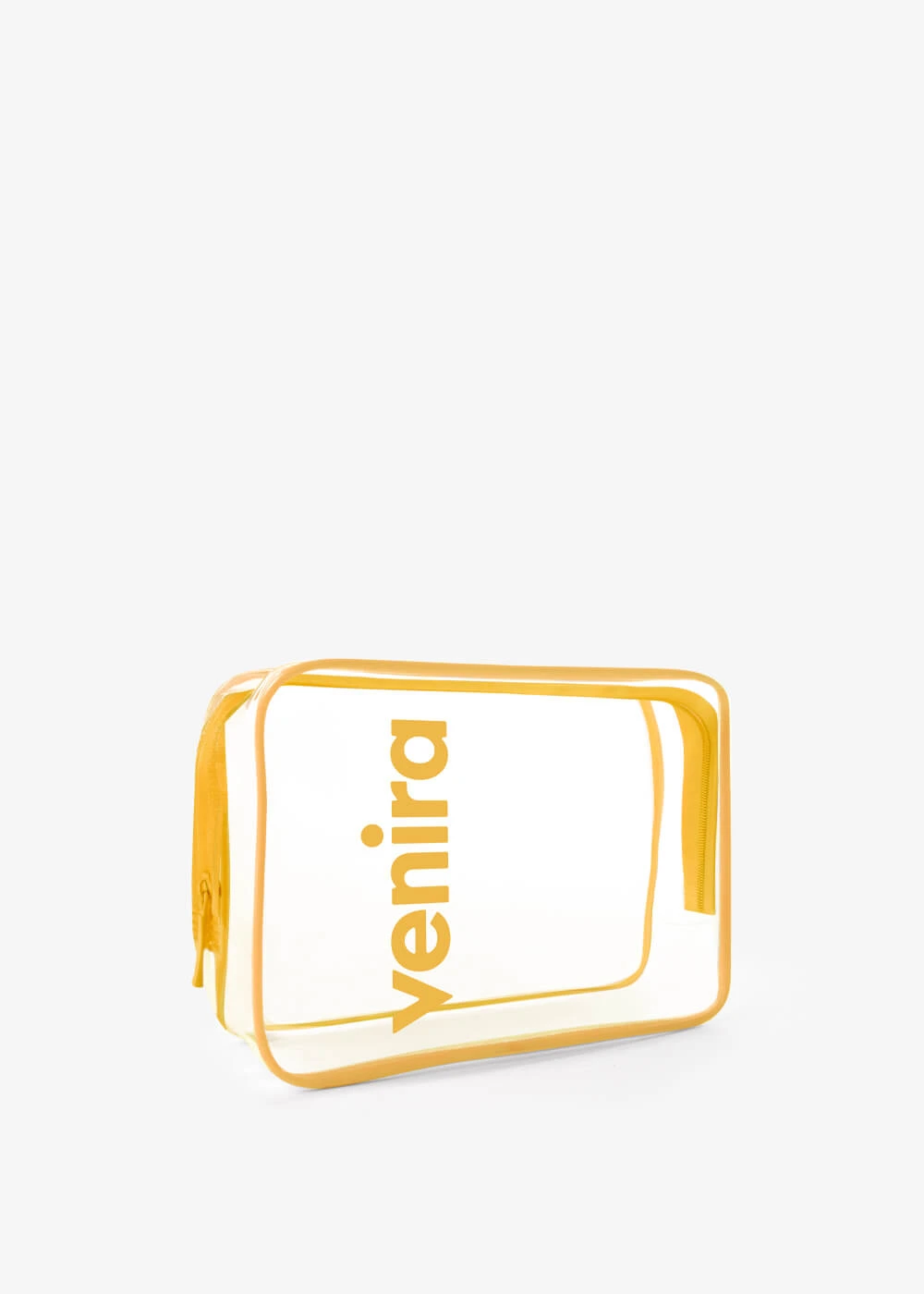 VENIRA kozmetická taška, priehľadná, žltá, veľ. M priehľadná, žltá, veľ. M