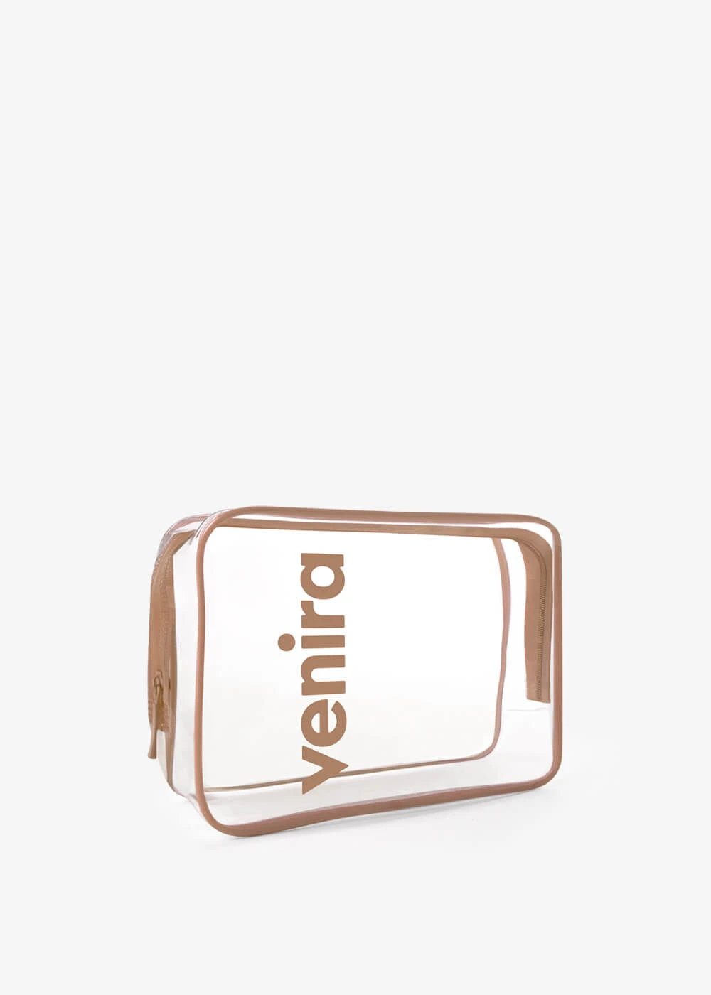 VENIRA kozmetická taška - priehľadná, béžová, veľ. M priehľadná, béžová, veľ. M