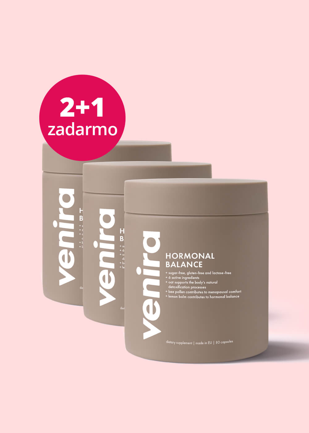 VENIRA hormonálna rovnováha, balíček 2+1 zadarmo