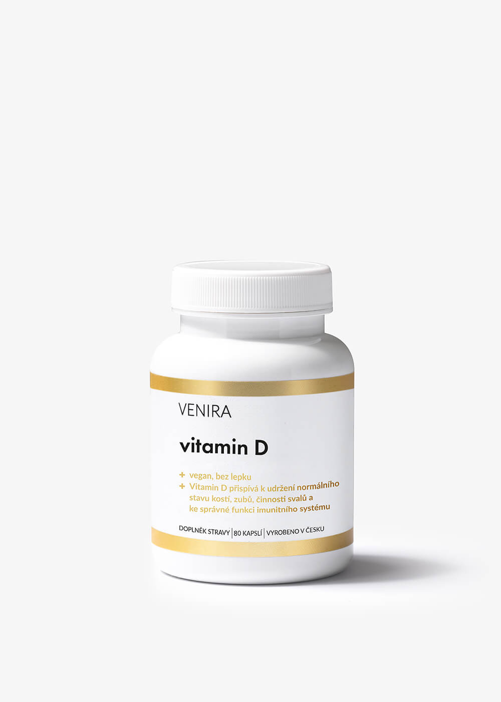 E-shop VENIRA vitamín D3, 80 kapsúl 80 kapsúl