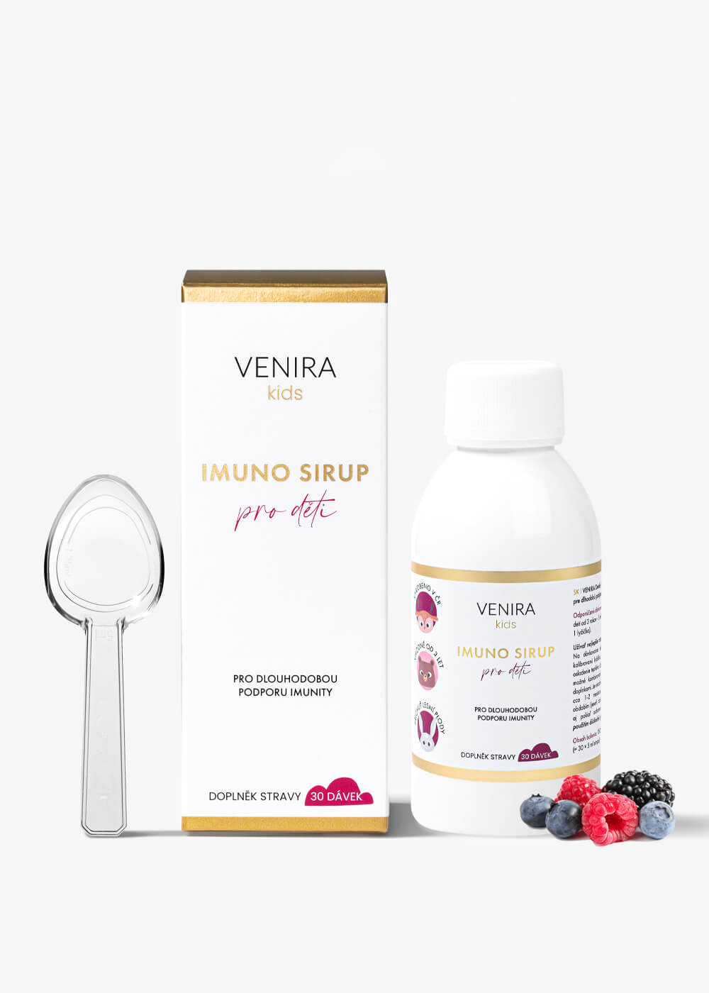 VENIRA imuno sirup pre deti - lesné plody, 150 ml lesné plody, 150 ml