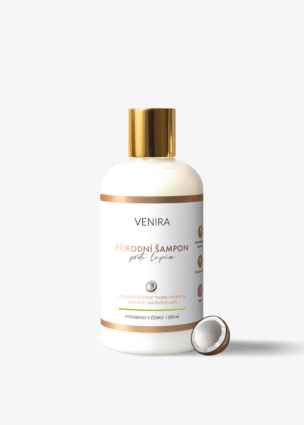 VENIRA prírodný šampón proti lupinám - 300 ml