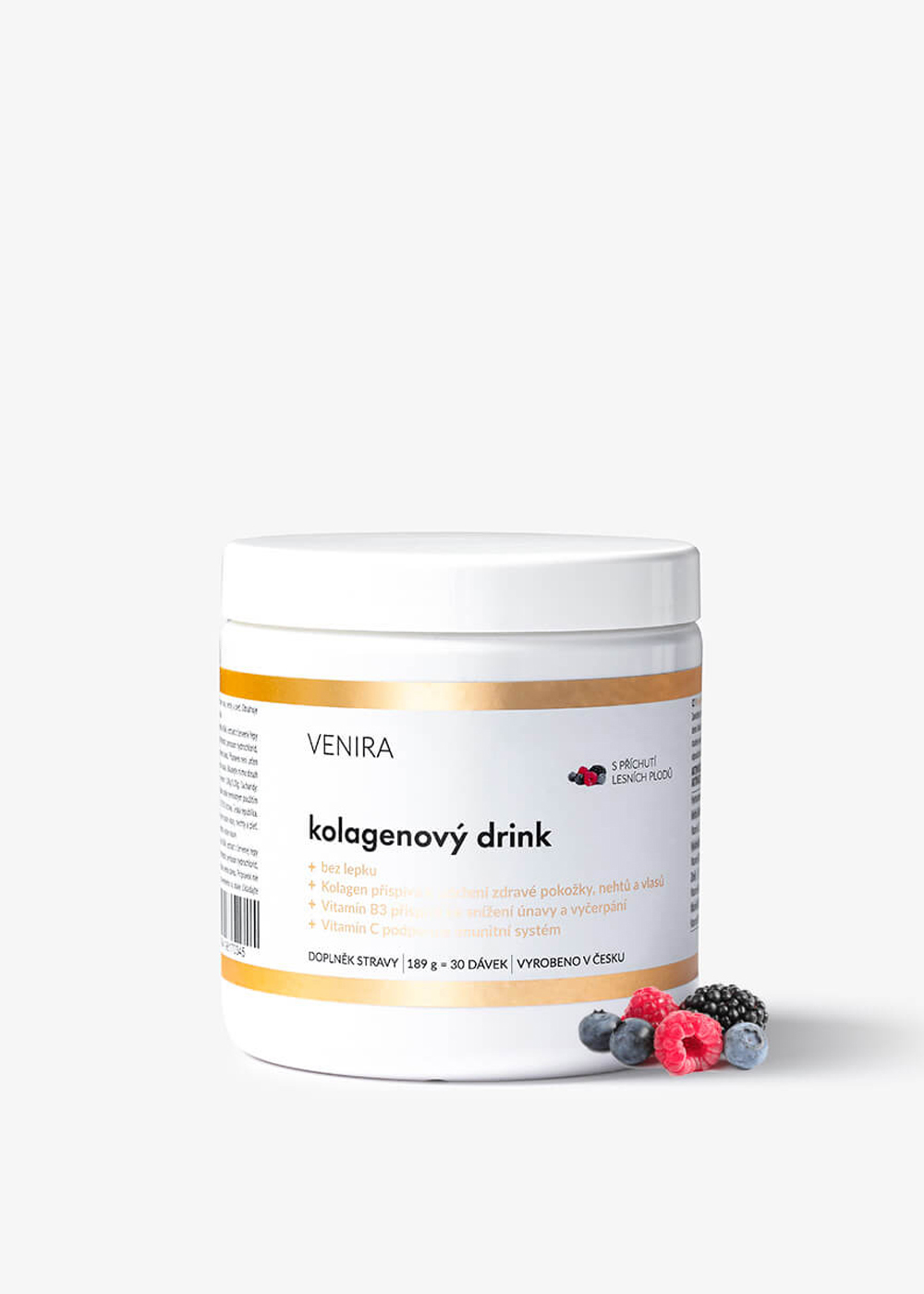 venira kolagénový drink pre vlasy, nechty a pleť lesné plody