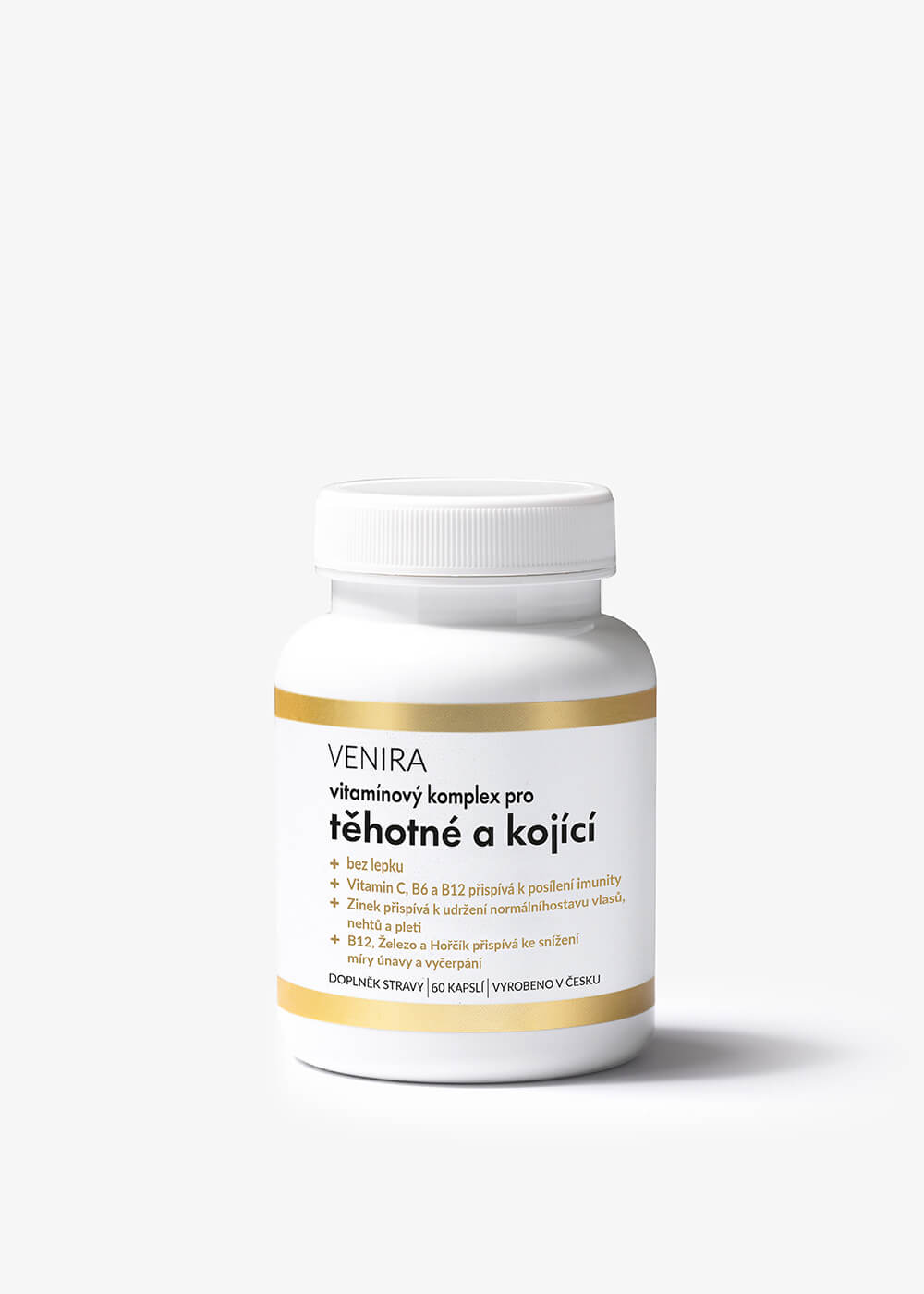 E-shop VENIRA vitamínový komplex pre tehotné a dojčiace ženy, 60 kapsúl 60 kapsúl