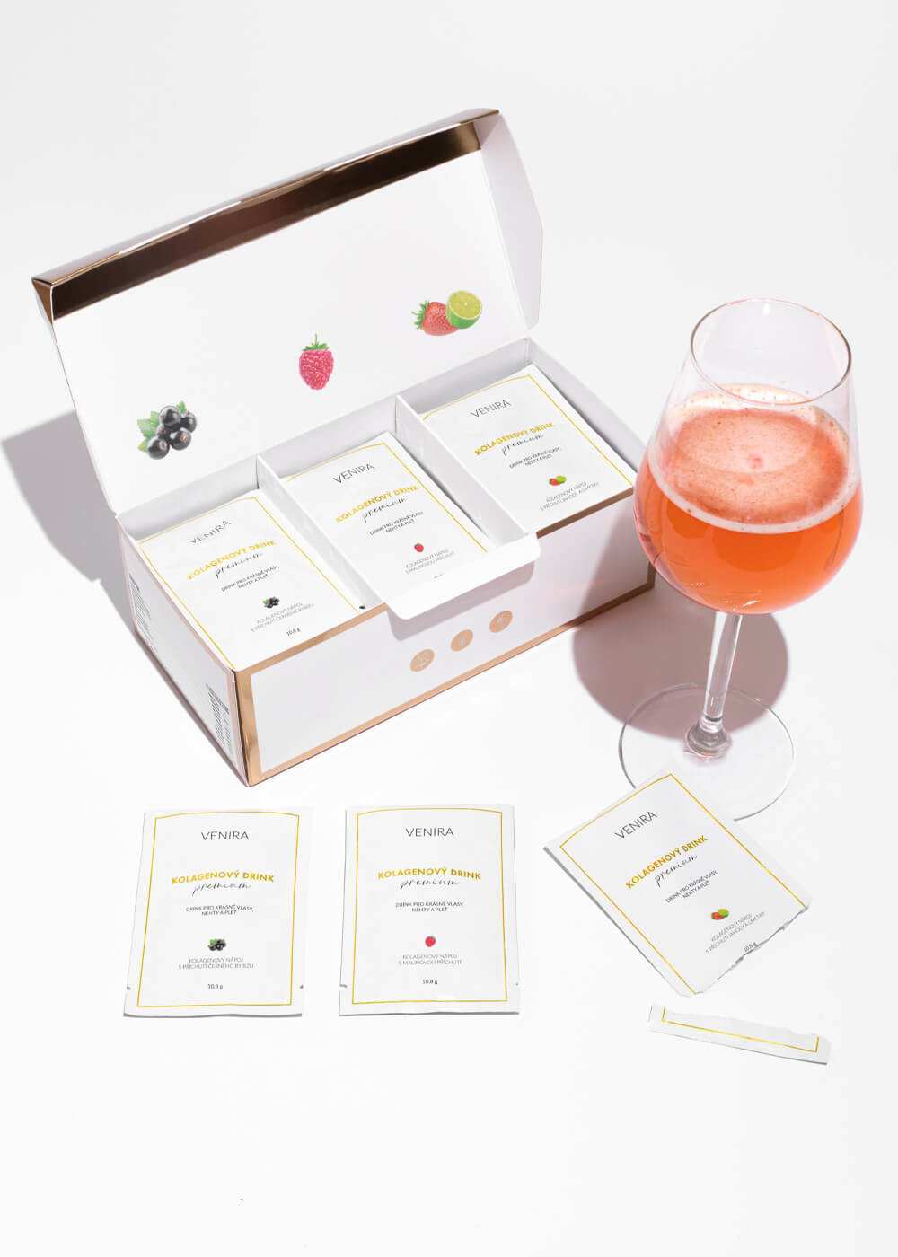 premium kolagénový drink mix 3 príchutí