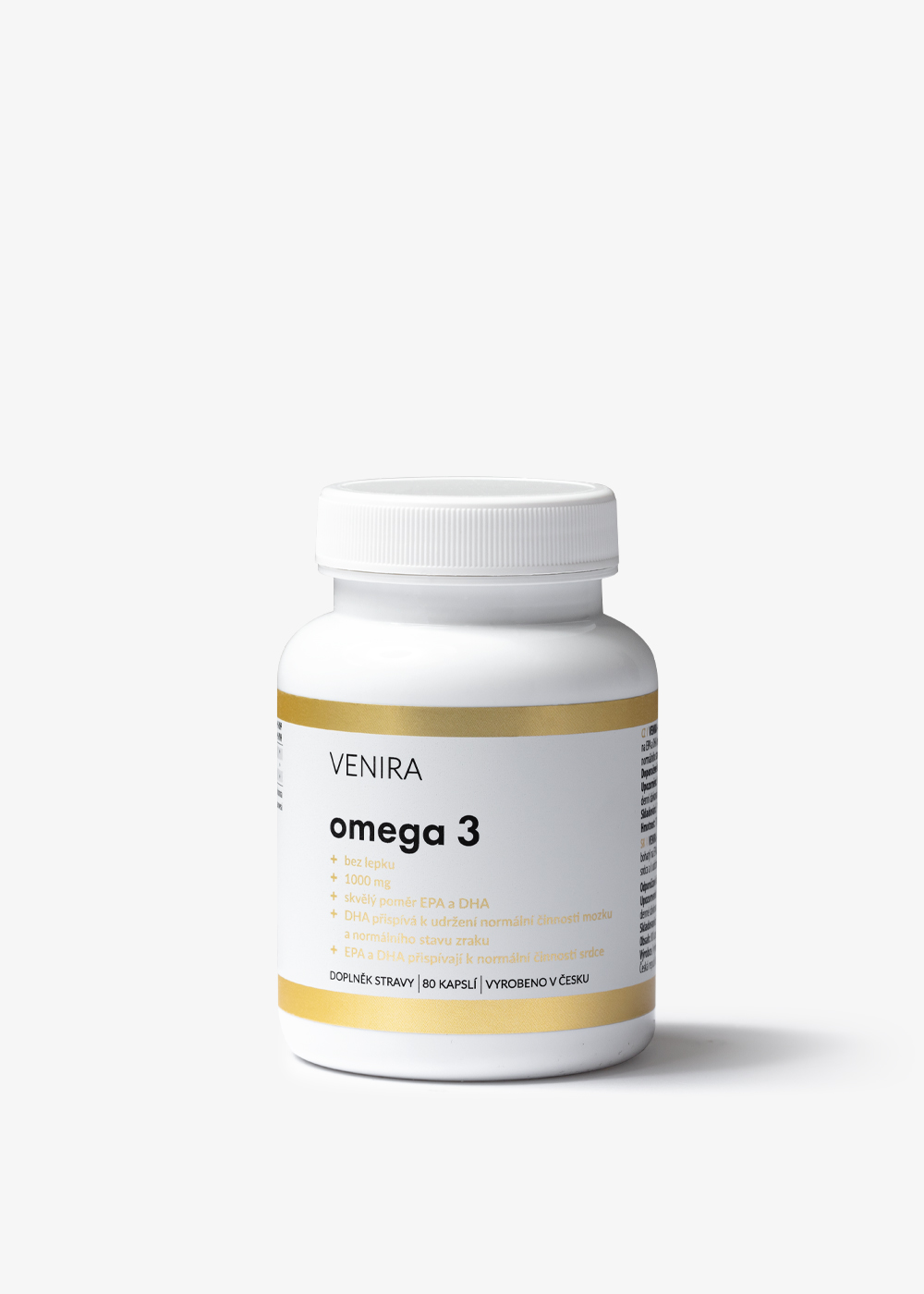 VENIRA omega 3, 80 kapsúl 80 kapsúl