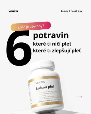 Možná utrácíš tisíce za skincare…ale zároveň pak každý den jíš věci, které tvoji pleť brzdí 🤔💡 Proto mrkni na potraviny,...