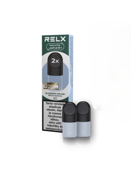 RELX Náhradní Pod – Blueberry Splash (borůvka) 2 ks (R)