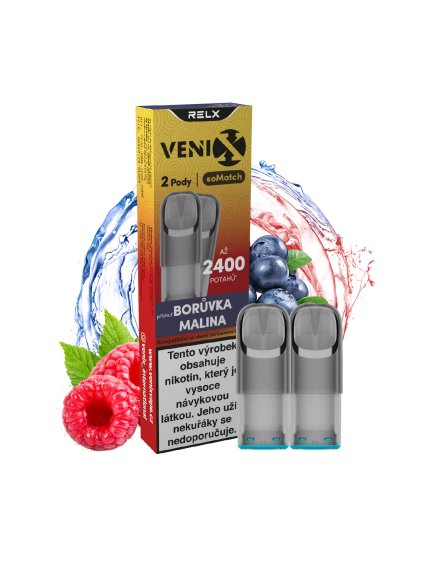 250909 RELX Venix 2Pods CZ front Blueberry Raspberry