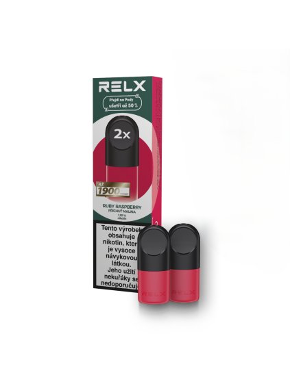 RELX Náhradní Pod – Ruby Raspberry (malina) 2 ks (Q)