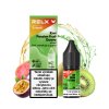 Passion fruit kiwi guava fruit+splashes